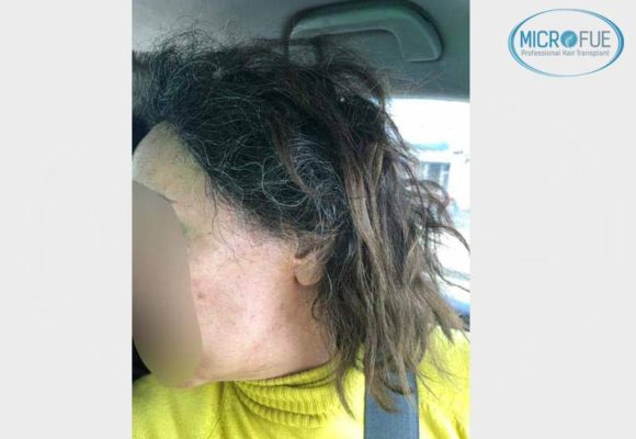 pelo largo mujer 50 años pelo cobrizo