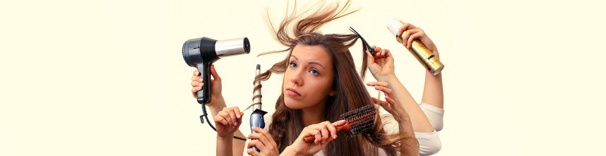 cuidado con el secador, influye negativamente en la salud de tu pelo y lo daña